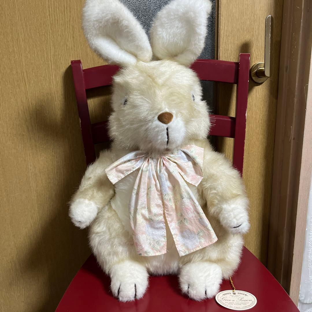 ファースト社 うさぎ ラビット ぬいぐるみ タグ付き レトロ - メルカリ