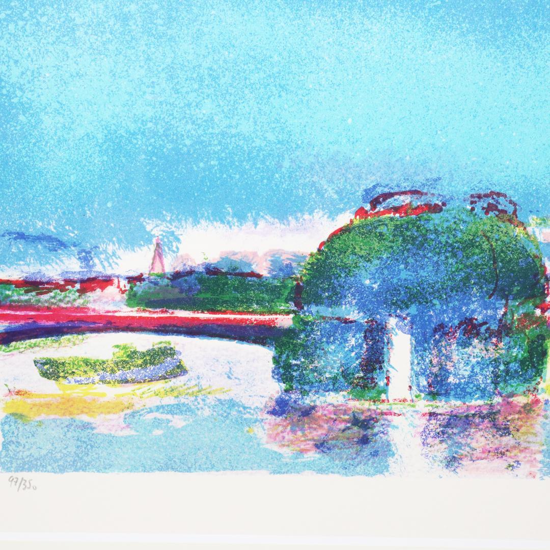 ポール・ギアマン リトグラフ エッフェル塔 97/350 - メルカリ