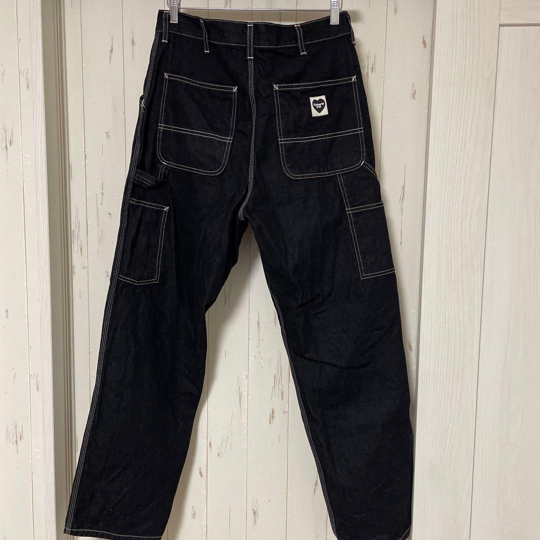 Carhartt WIP ダブリューアイピーシングルニーパンツ黒デニムハート