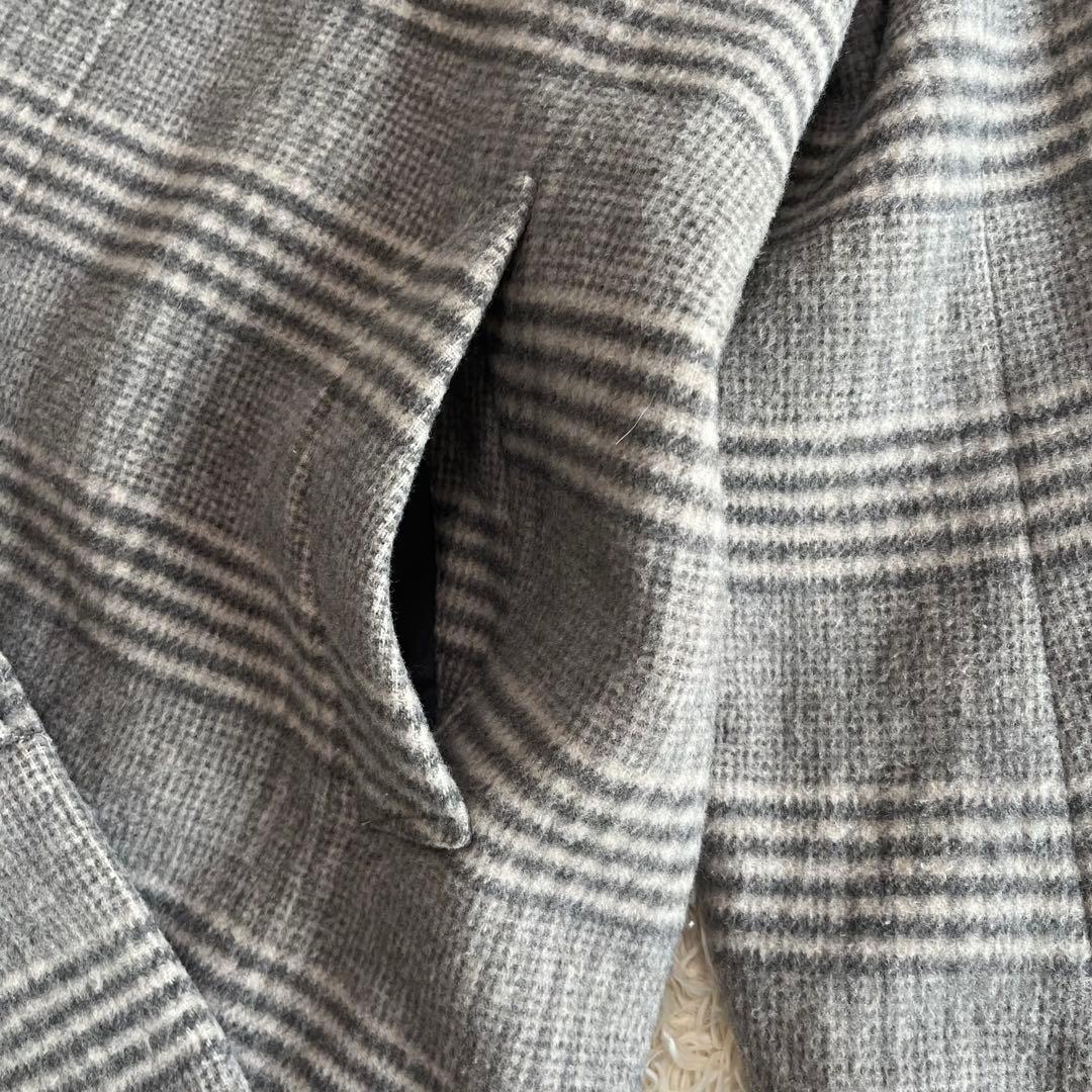 ワイルドライフテーラー マンテコ ウール オーバーコート グレー