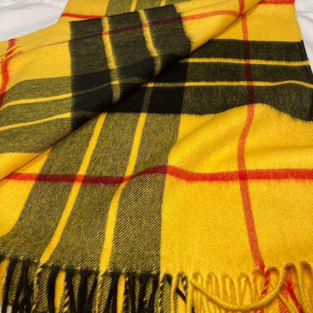 極美品 ジョンストンズ カシミヤ100％ 大判ストール マクラウドオブ