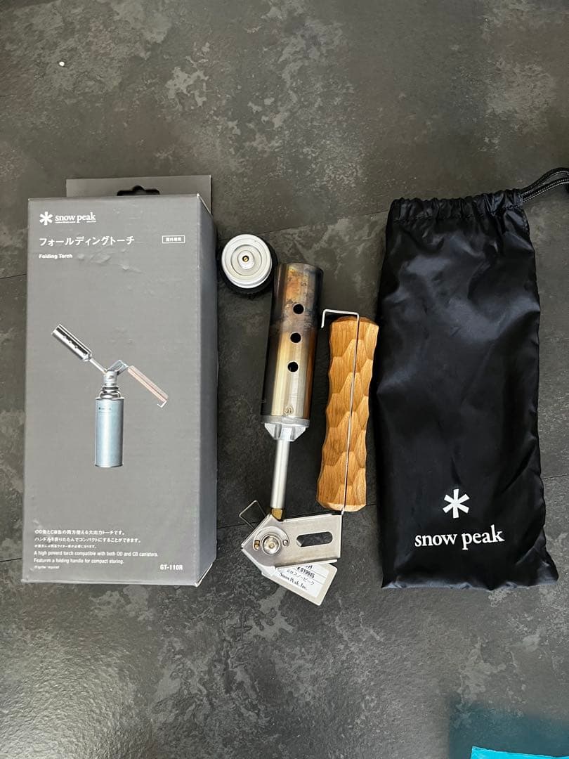スノーピーク フォールディングトーチ asigrip_ft アシモクラフツ