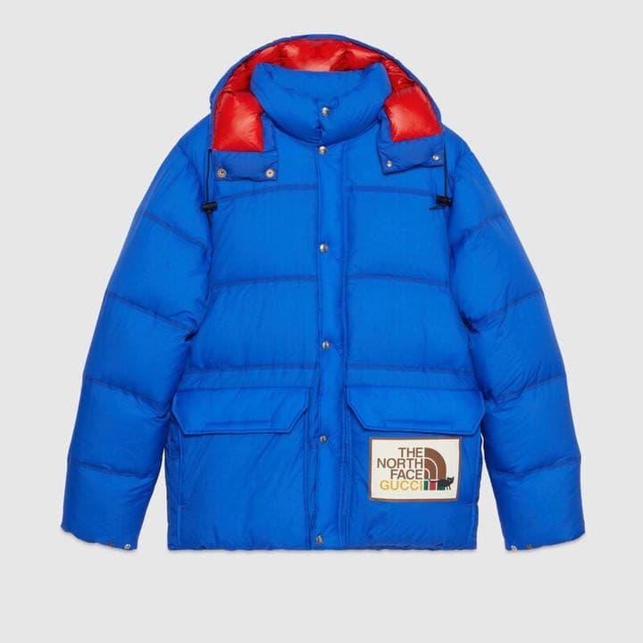 シン　THE NORTH FACE x GUCCI ダウンジャケット ノースコラボGucci x The North Face W GG Padded Short Jacket (GUCCI