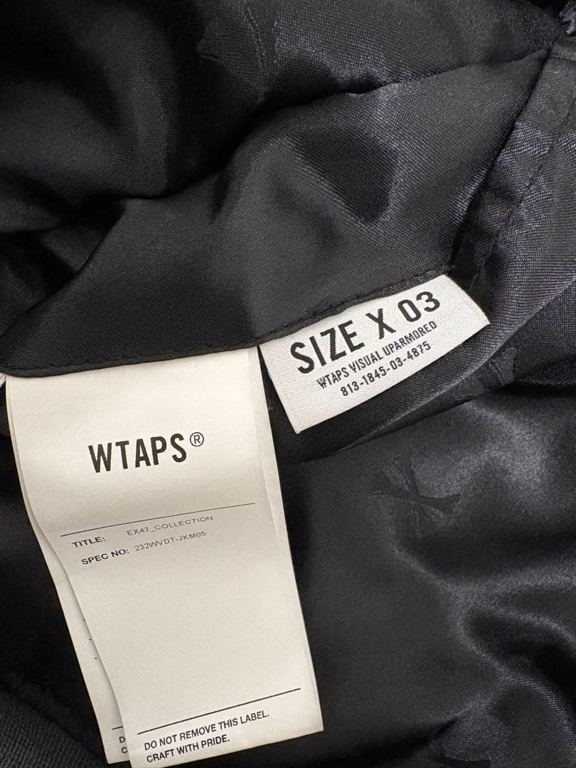 WTAPS グレー MA-1 フライトジャケット サイズ03 本物