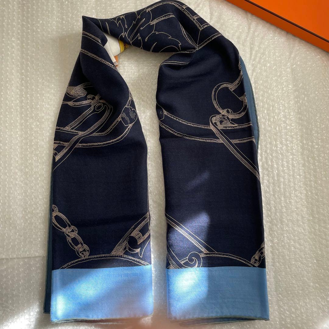 エルメス カレジェアン 帝王学・バヤデール カシシル 140 スカーフ