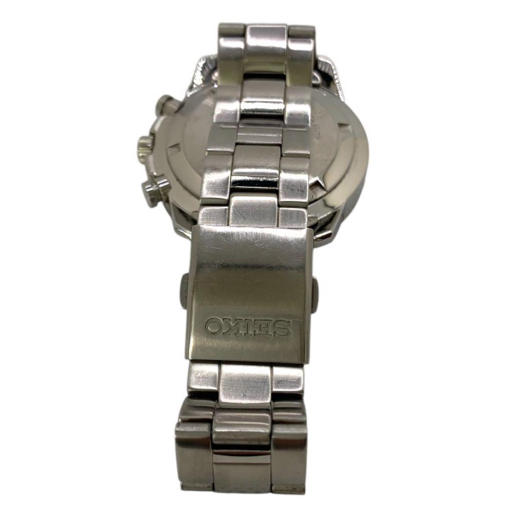 稼働品】SEIKO クロノグラフ 6T63-00D0 タキメーター メンズ - メルカリ