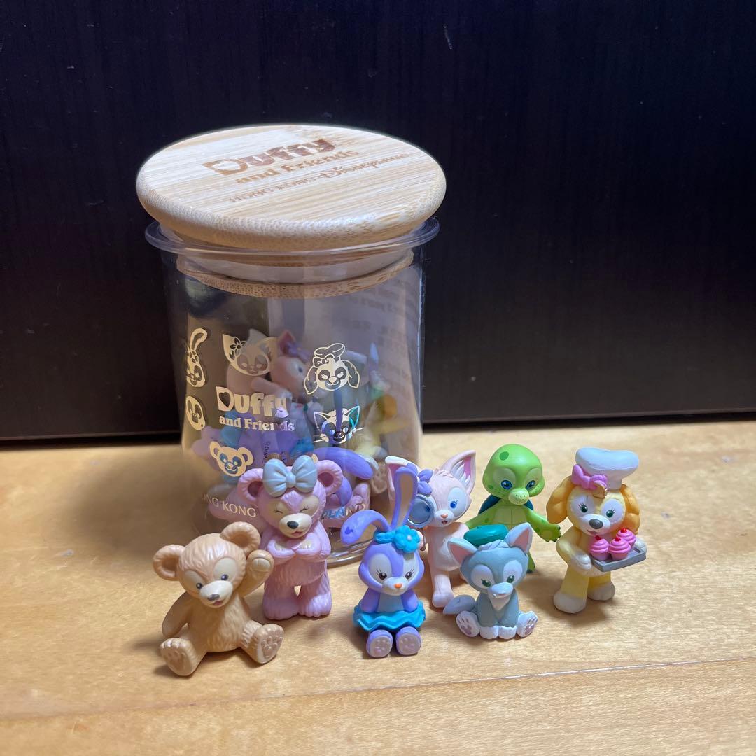 ビン詰め ダッフィー フレンズ フィギュアセット 14体 香港ディズニー