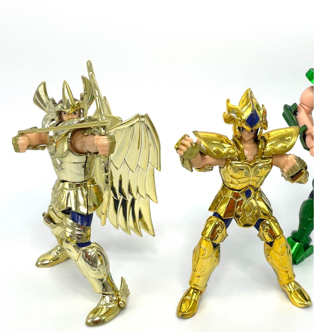 昭和レトロ 聖闘士星矢 ゴールドクロス サジタリアス+レオ プラモデル