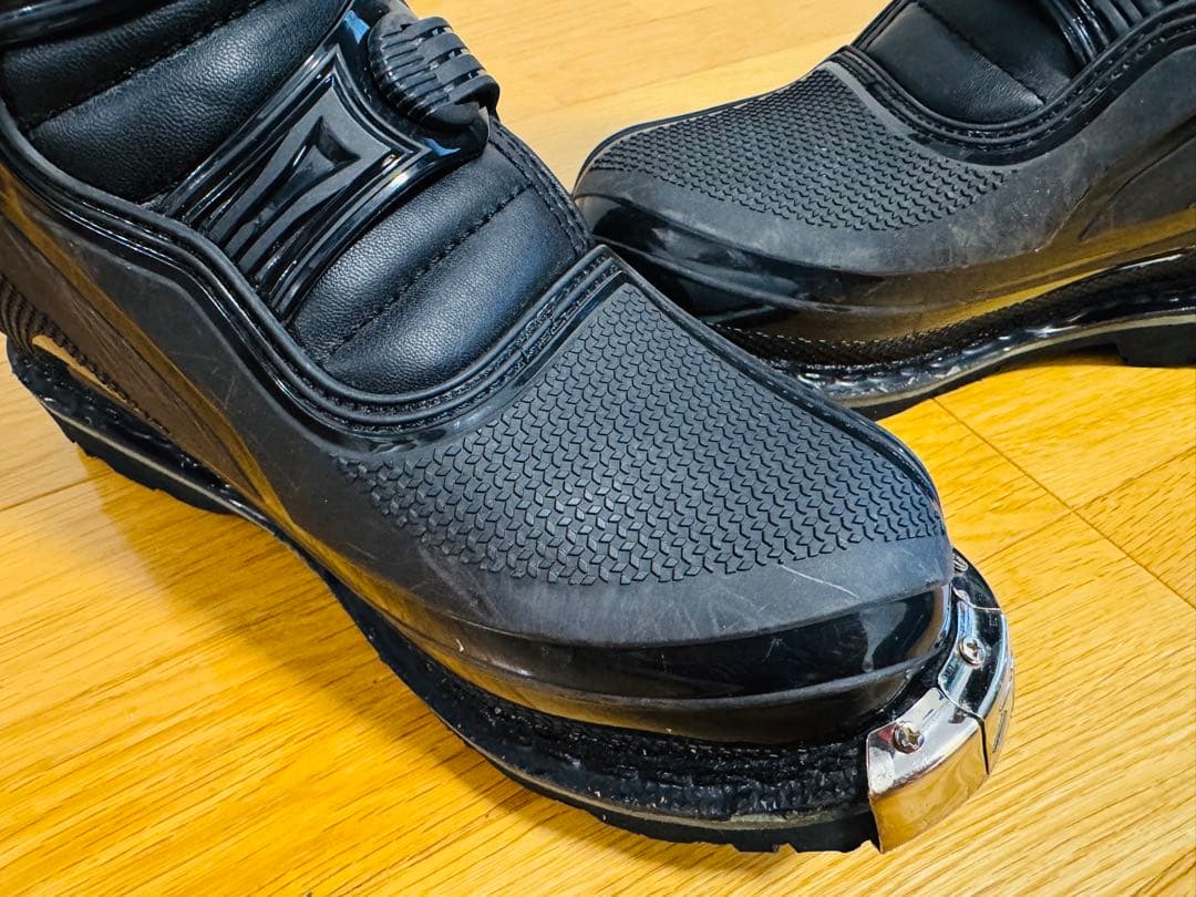 １日のみ使用◾️DFG フレックスブーツ2.0 黒/白 24.5cm◾️モトクロス