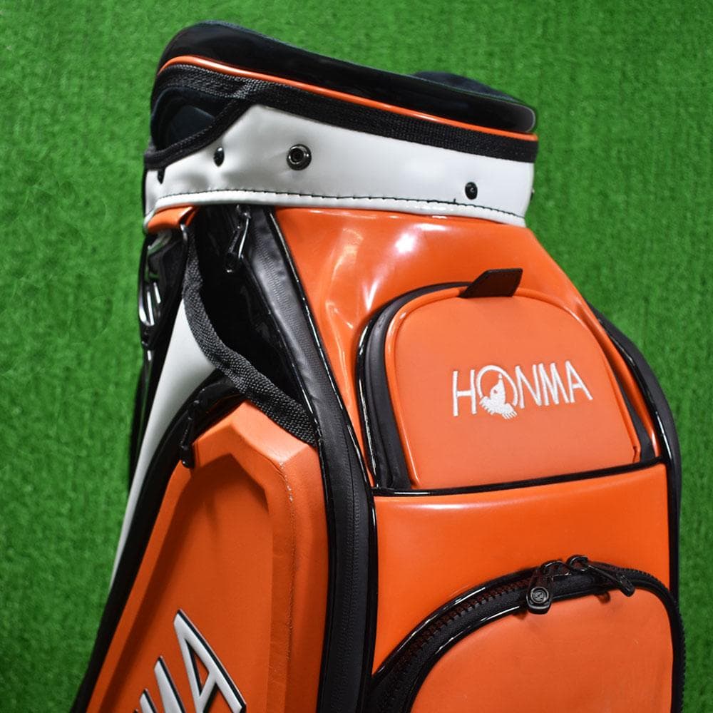 t*6様 HONMA GOLF 3点式ショルダーキャディバッグ9型【オレンジ】中
