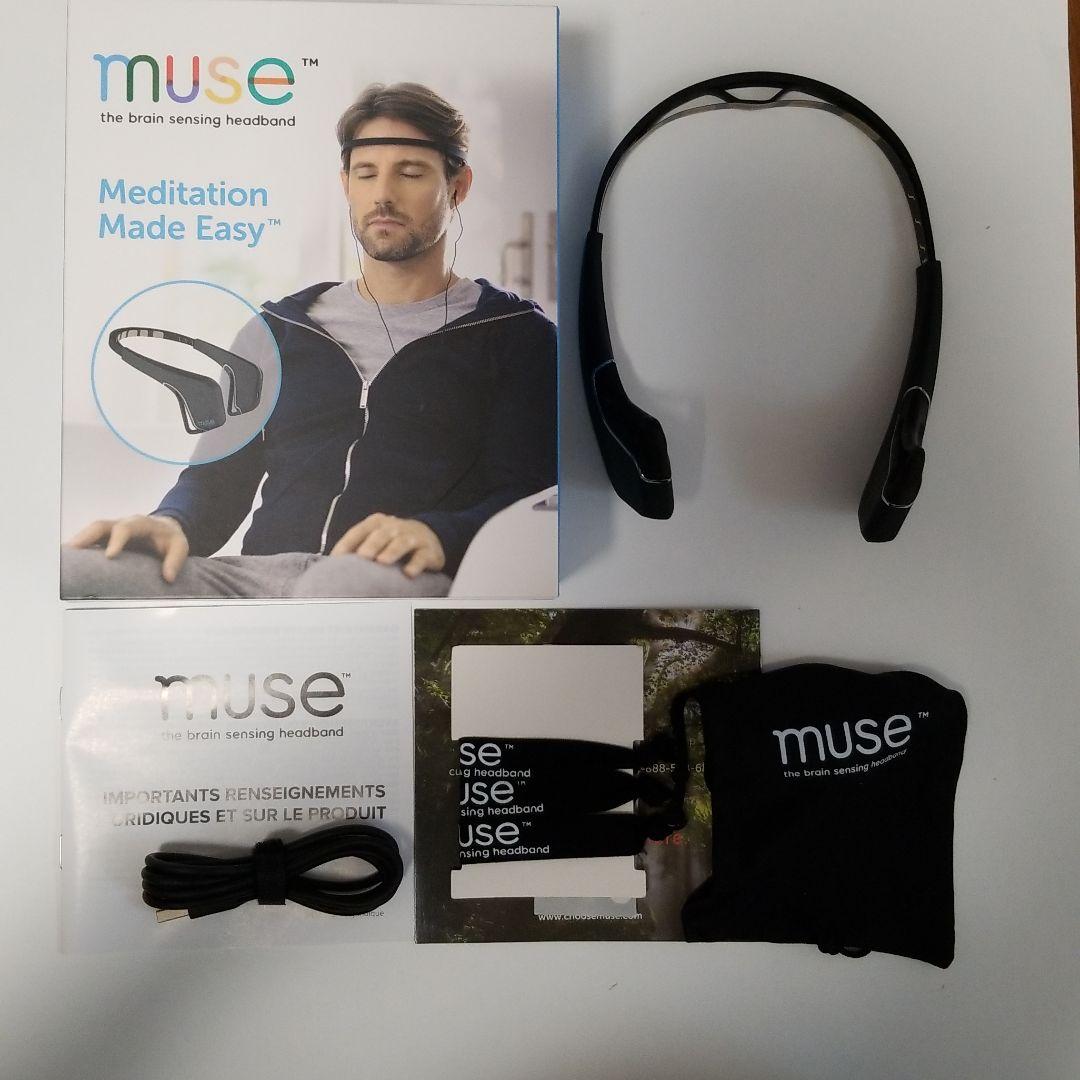 Muse 脳波計 ミューズ  瞑想　マインドフルネス　ウェアラブル muse 脳波計 脳波 測定 集中力を高める マインドフルネス瞑想入門 日本