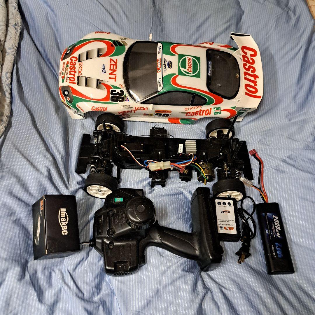 タミヤCASTROLTOM'S-SUPRA 2000 TOM -4WD1式セット