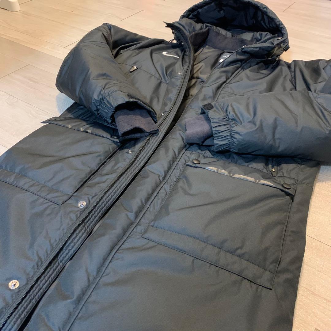 ナイキ】極美品✨STORM-FIT 中綿ベンチコート黒L スポーツ観戦等