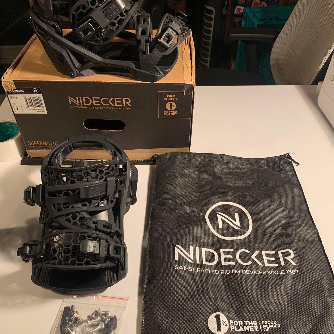 NIDECKER Supermatic ナイデッカー スーパーマチック Lサイズ 24-25モデル. NIDECKER .『 SUPERMATIC 』. Black . ナイデッカー