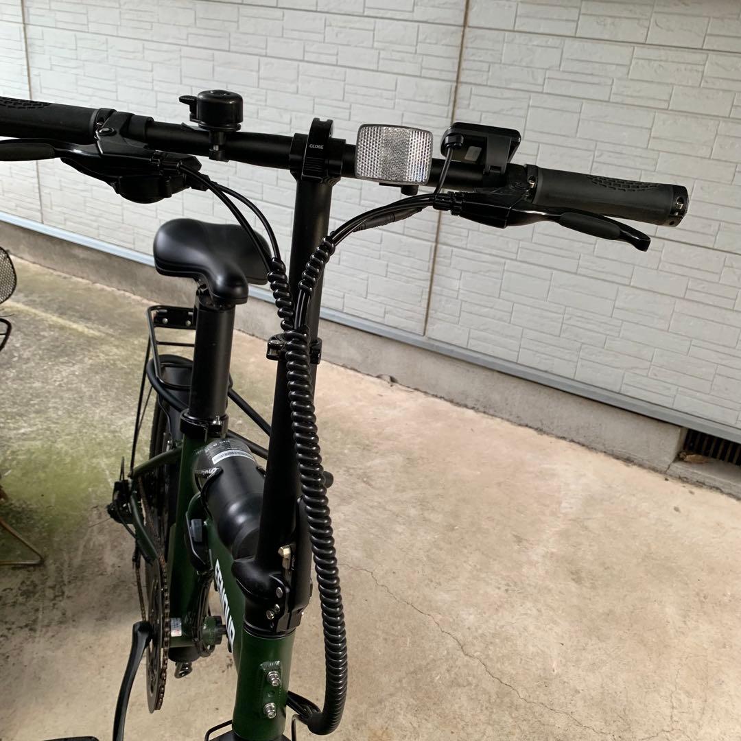 引取限定 EENOUR 電動アシスト折りたたみ自転車 20インチ グリーン