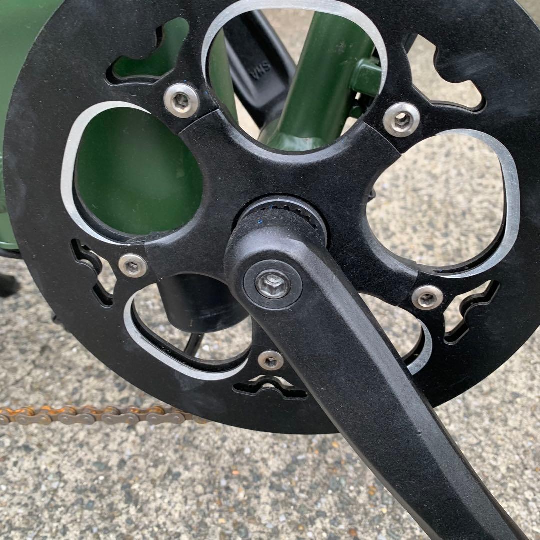 引取限定 EENOUR 電動アシスト折りたたみ自転車 20インチ グリーン