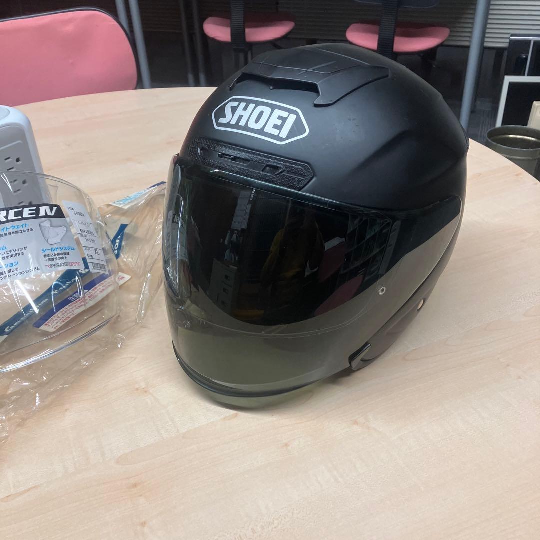 セキュリティ・セーフティ SHOEI J-FORCE4 XL SHOEI J-FORCE IV open-face helmet with PINROCKshield / JET HELMET