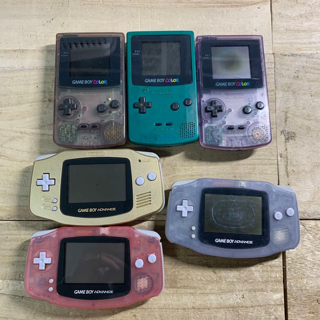 ゲームボーイカラー ゲームボーイアドバンス 本体 ジャンク セット
