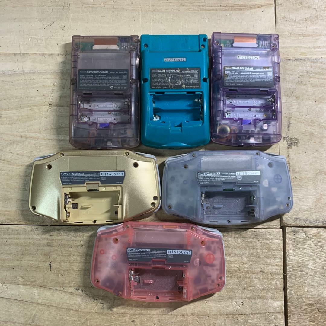ゲームボーイカラー ゲームボーイアドバンス 本体 ジャンク セット