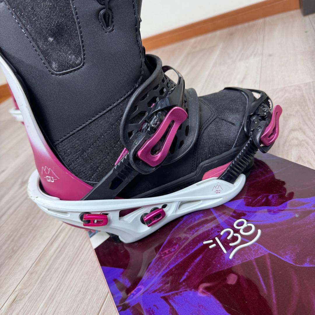 SALOMON スノーボードセット 138cm 23.5cm