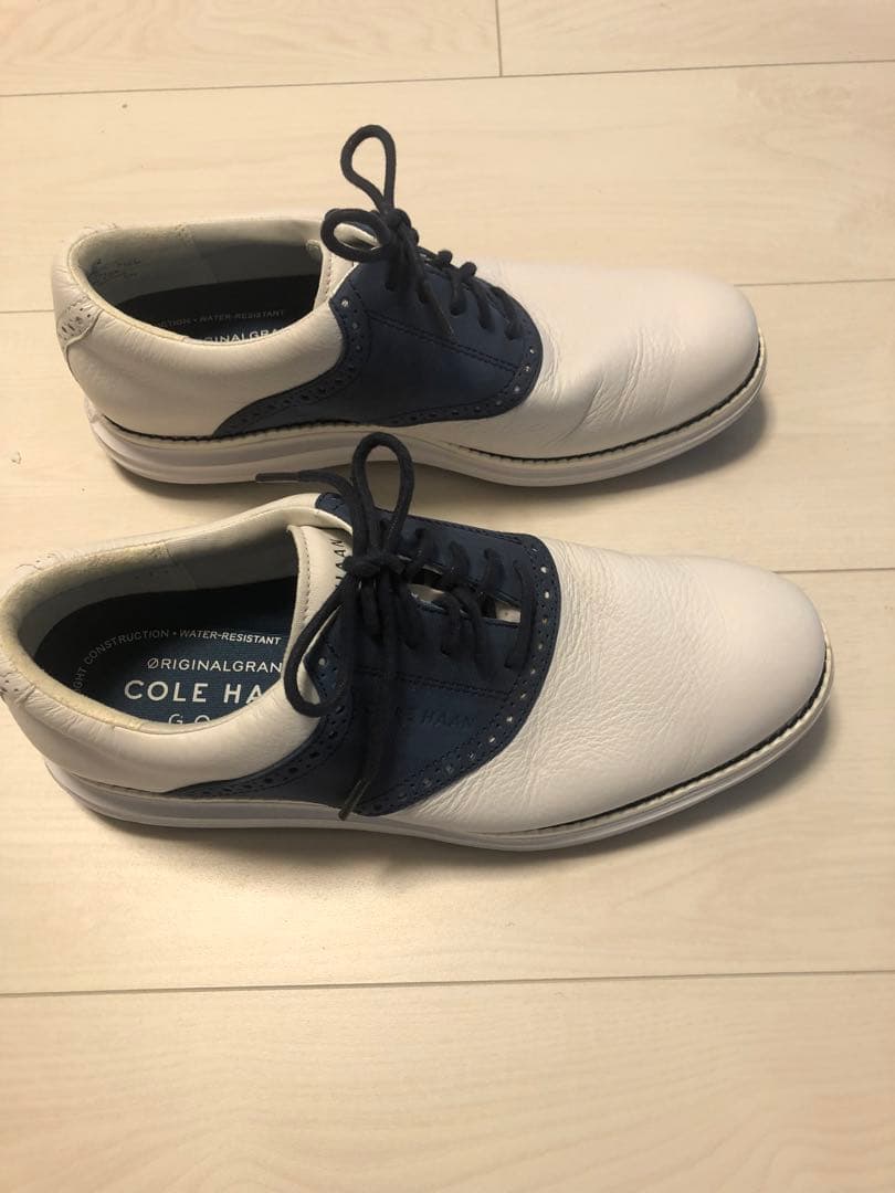 Cole Haan ゴルフシューズ ホワイト/ネイビー