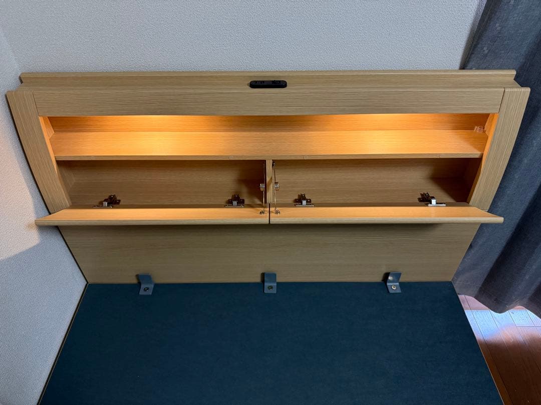 ニトリ／セミダブルベッドフレーム(OPグランCタテ 深型/NA) - メルカリ