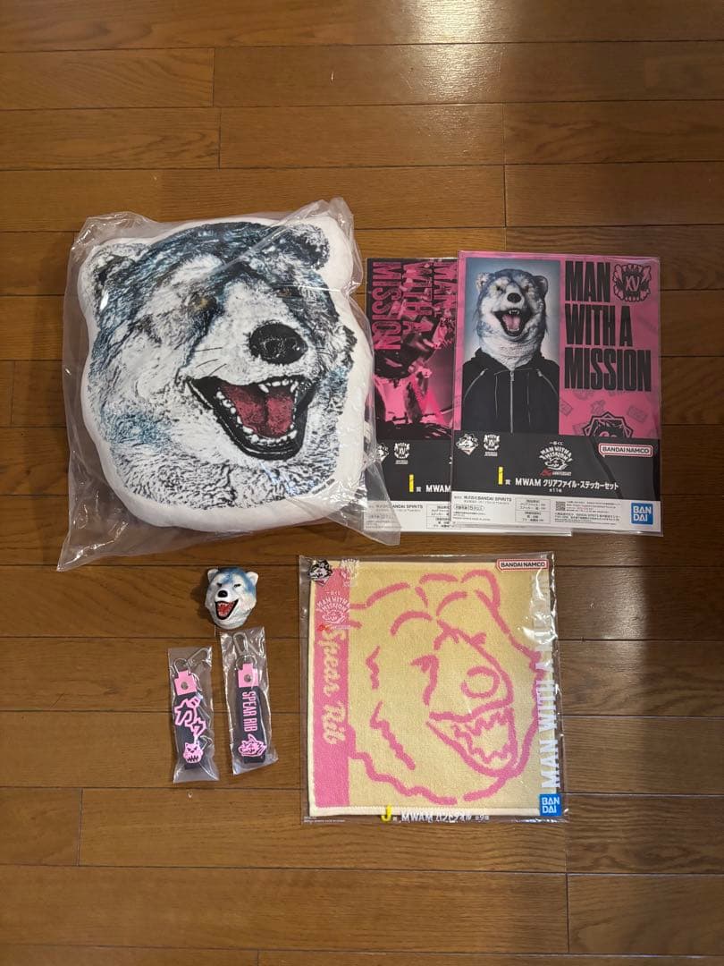 MAN WITH A MISSION 1番くじ スペアリブ 全7点セット MAN WITH A MISSION 1番くじ スペアリブ 6点セット MAN WITH A MISSION