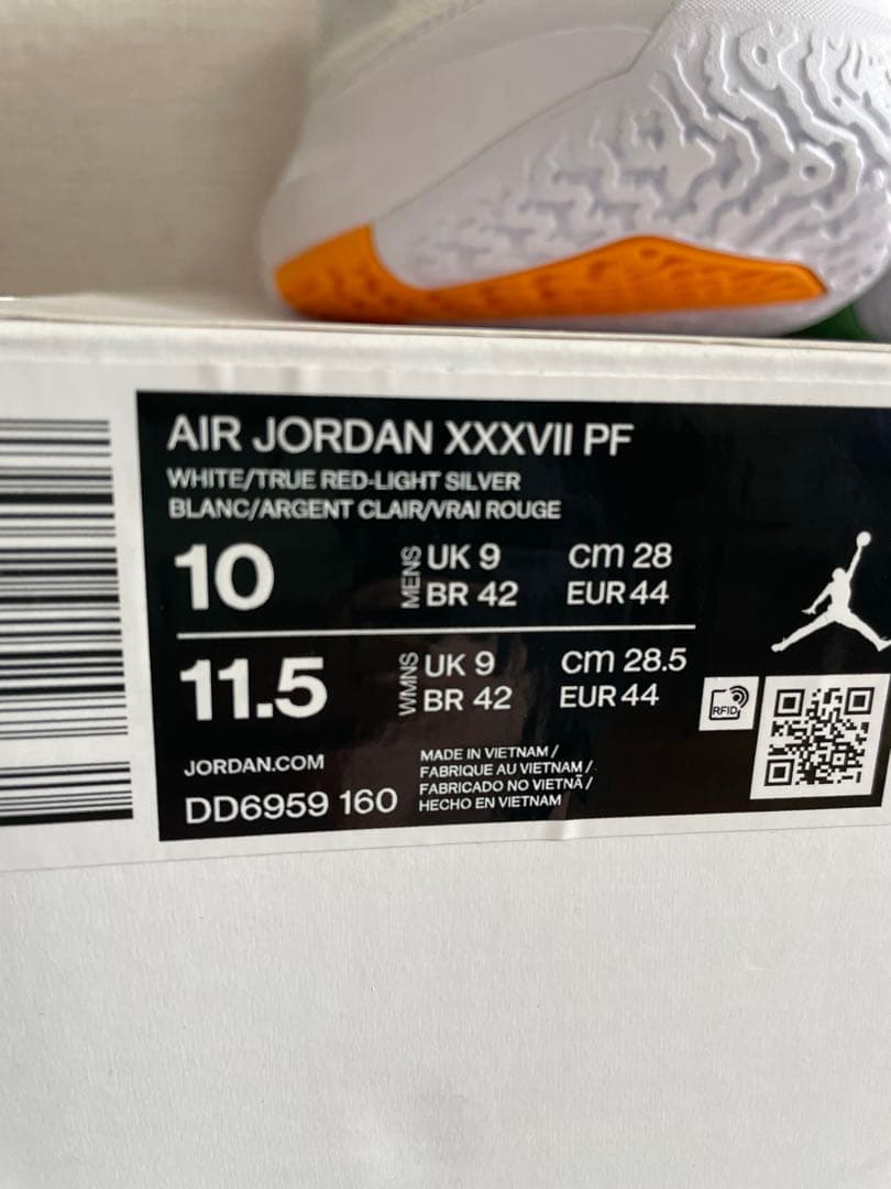 シューズ(男性用) NIKE AIR JORADN XXXVII PF 28.5cm
