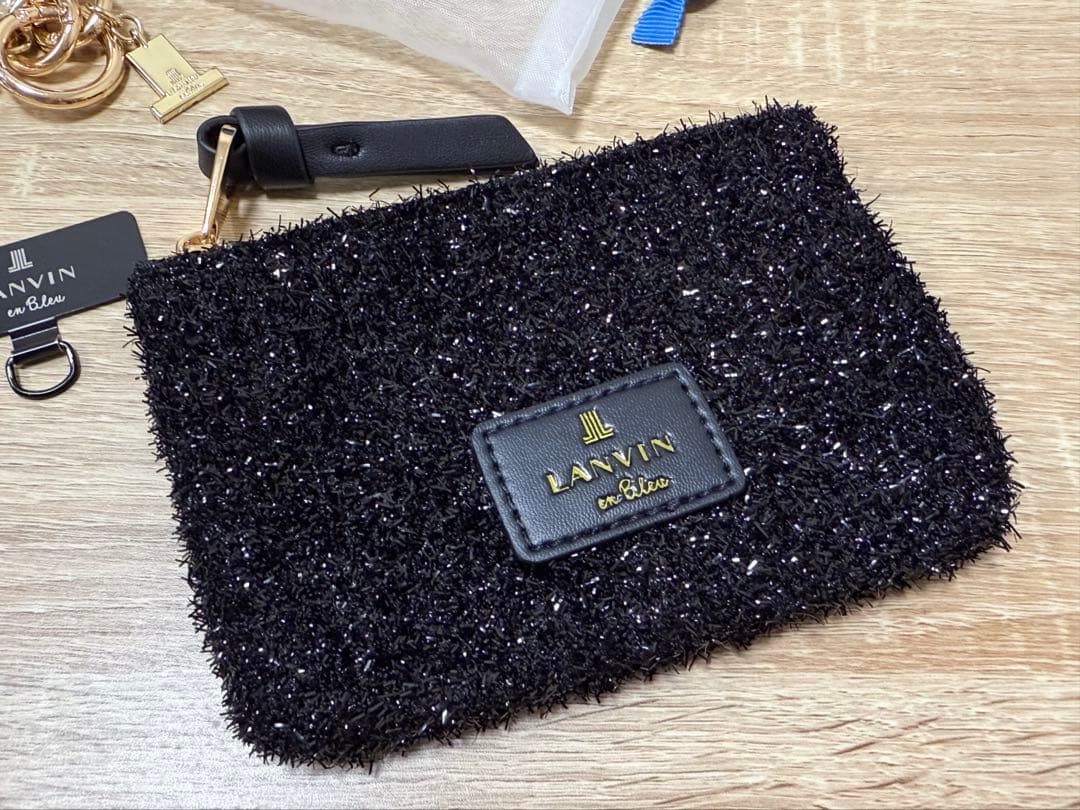 ランバン オンブルー ジュエル ポーチ＆ストラップ / JAL機内販売限定