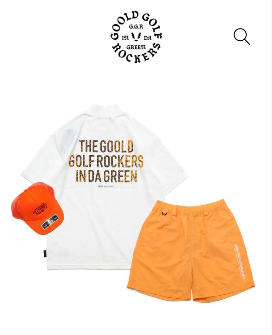 希少‼️ goold golf rockers orange3点セットLサイズ❗️-セール公式