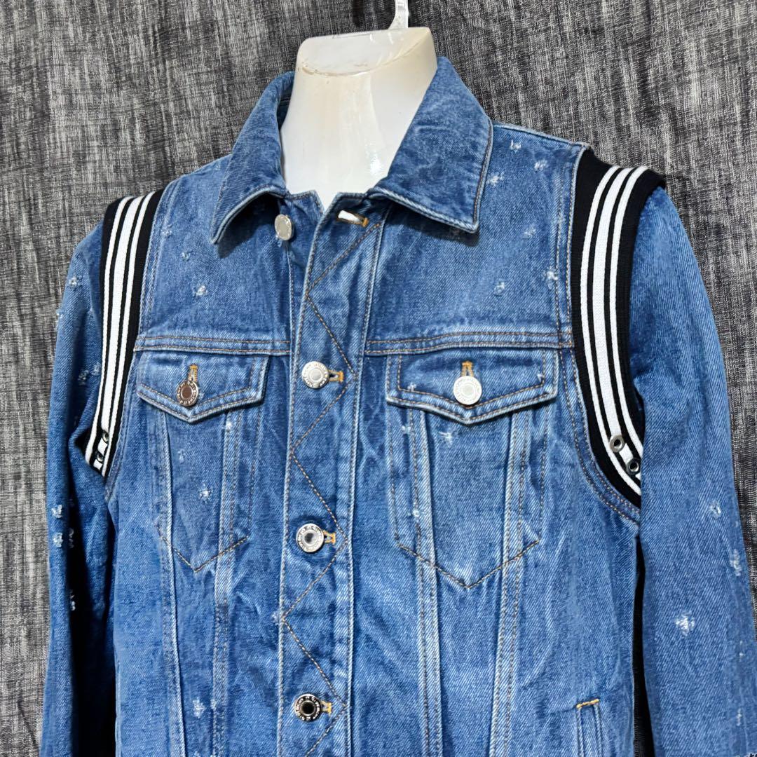 GIVENCHY ダメージ加工デニムジャケット Gジャン インポート ブルゾン