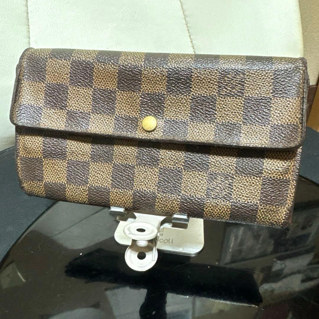 ⑧☆在庫SALE/良品♪カード2枚タイプ☆サラ長財布 12☆