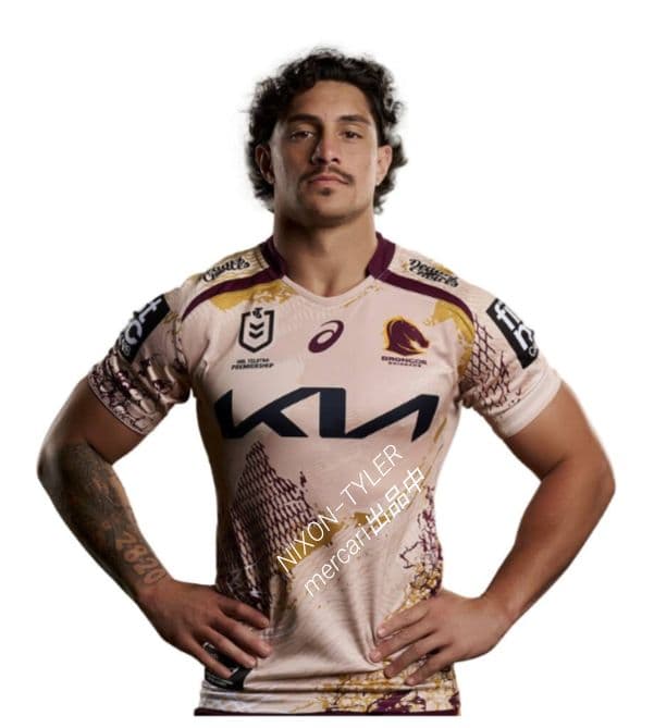 海外Lサイズ】NRL ブリスベン・ブロンコス 2025インディジェナス