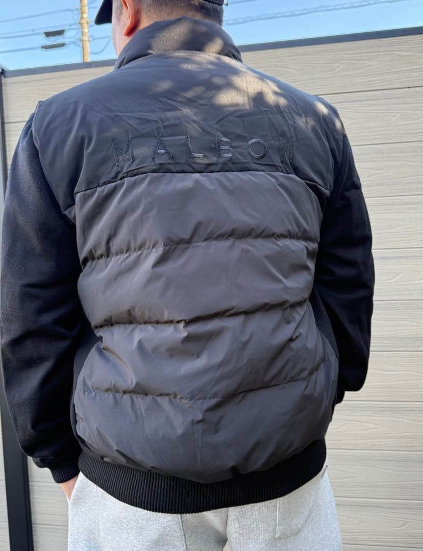 即日発送マルボンメンズ ゴルフウェアダウン アウタージャケットニット