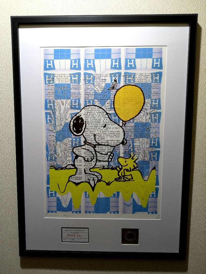 jsmama様専用】【ホワイト額装セット】【DEATH NYC】