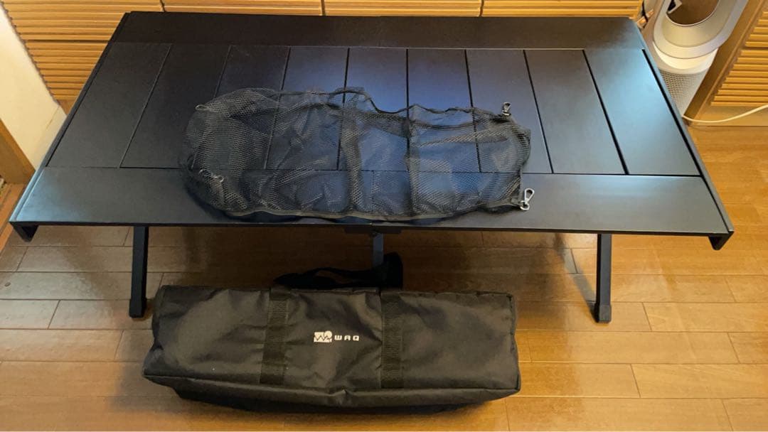 WAQ折りたたみテーブル 収納バッグ付き 黒 115cm WAQ折りたたみテーブル 収納バッグ付き 黒 115cm WAQ折りたたみ