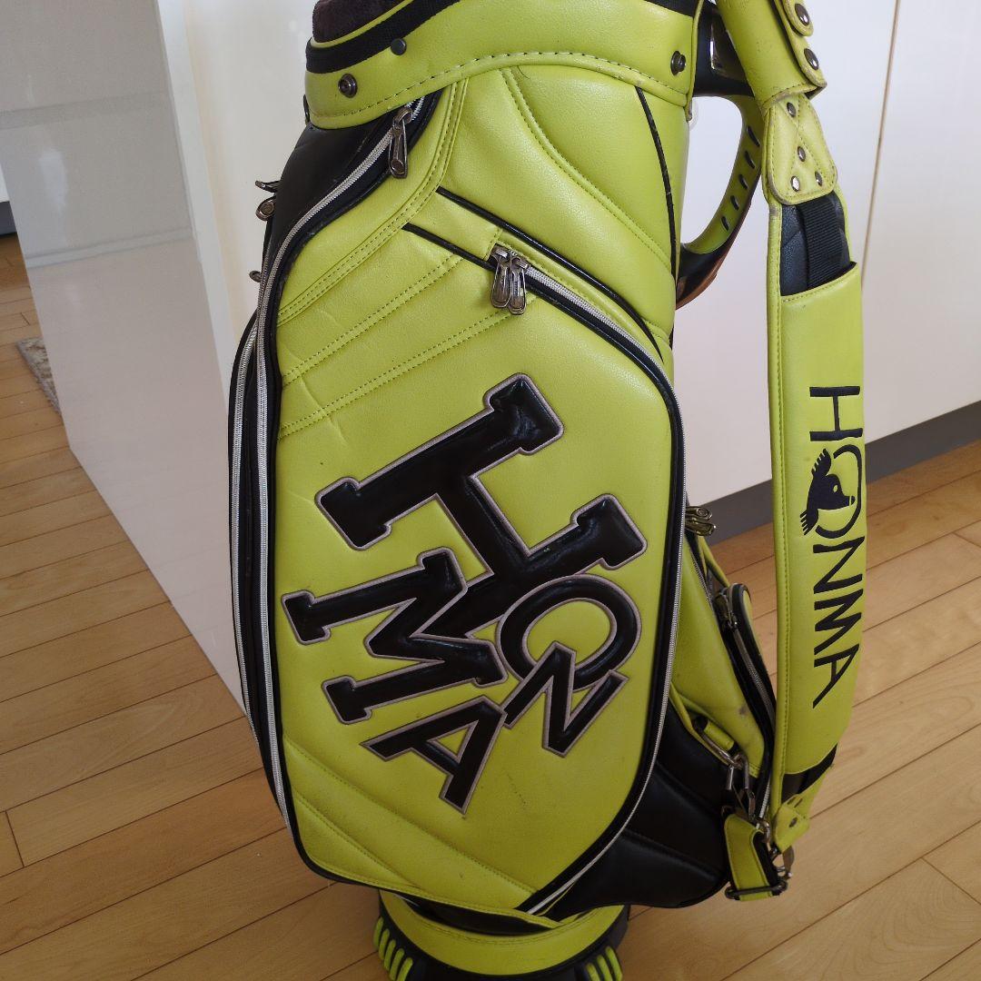 HONMA キャディバッグ イエロー HONMA GOLF（本間ゴルフ） ホンマ カート型 キャディバッグ イエロー