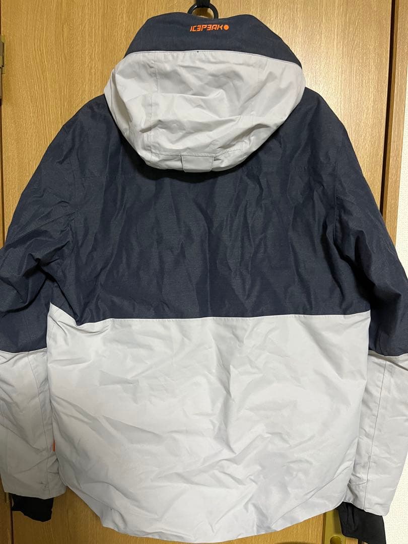 ICEPEAK ネイビー/ホワイト スキーウェア 上下セット XL 新