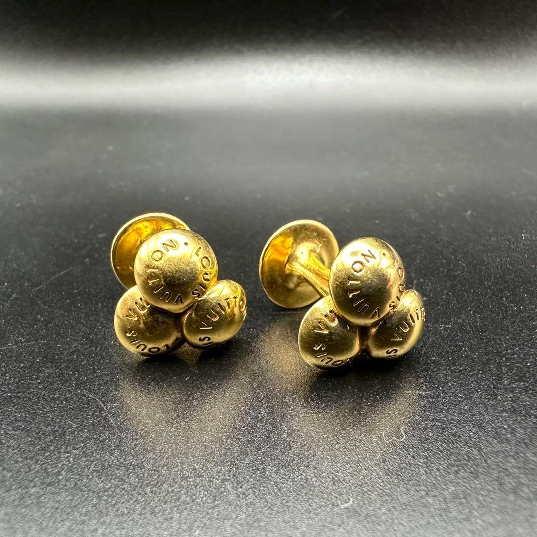 極美品✨ ルイヴィトン カフス カフリンクス ロゴ 刻印 1557