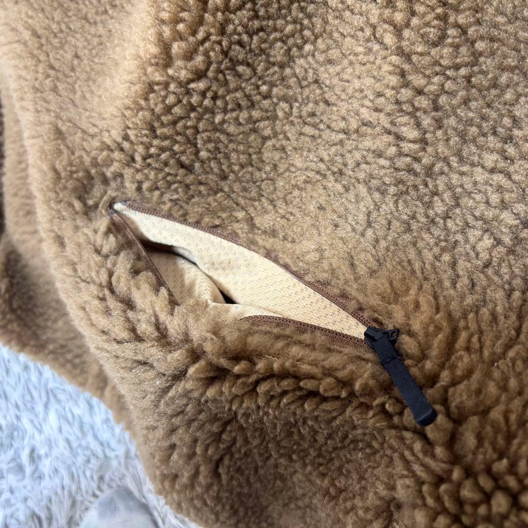 ゴールドウイン GOLDWIN ボアフリーススウェットシャツ タバコブラウン