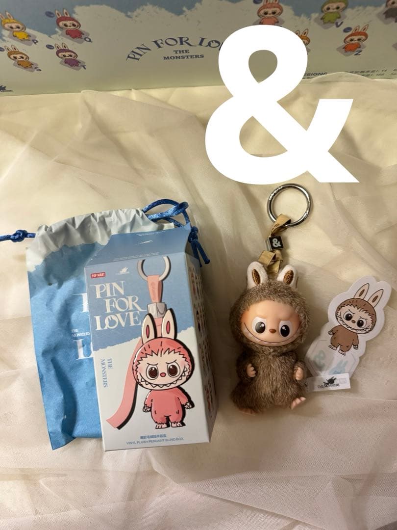 LABUBU イニシャルラブブ & （アンド）PINFORLOVE 正規品 - メルカリ