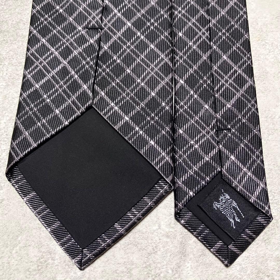 未使用に近い】 バーバリーブラックレーベル ネクタイ ノバチェック