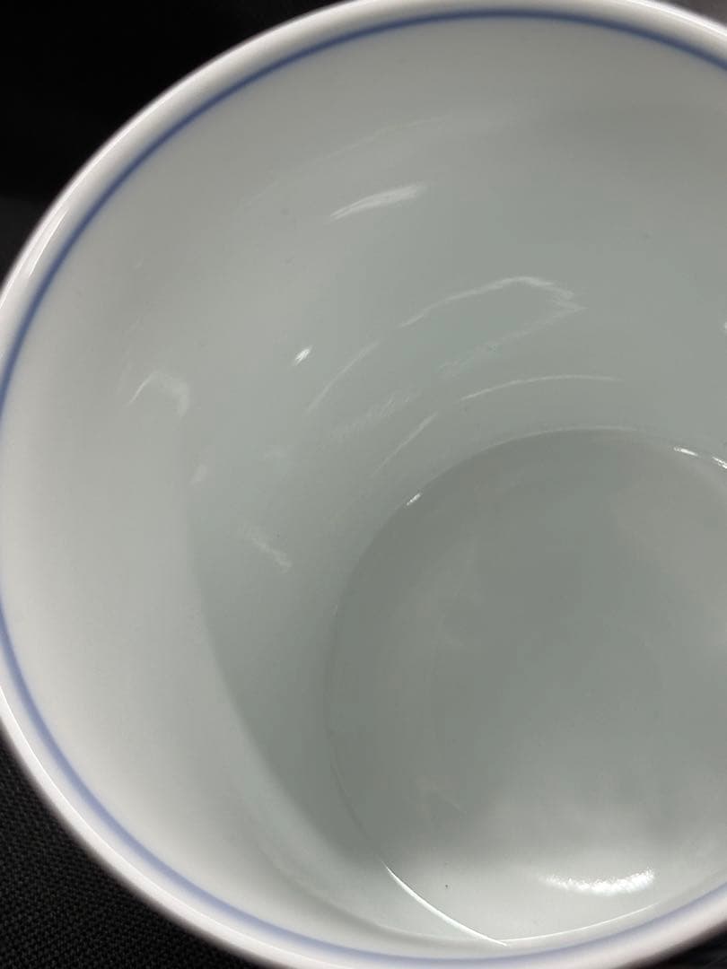 美品】香蘭社 染錦模様 磁芸工房 睦揃 夫婦 茶碗 湯呑 飯碗