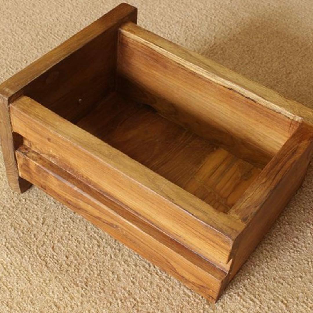 オールドチーク コンソールテーブル チェスト アンティーク