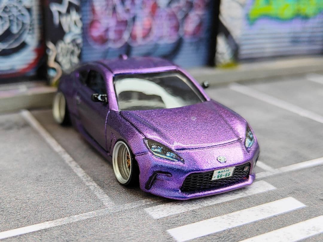 トミカ改造 トヨタ GR86 マジョーラ ☆深リム ☆ホットウィール - メルカリ
