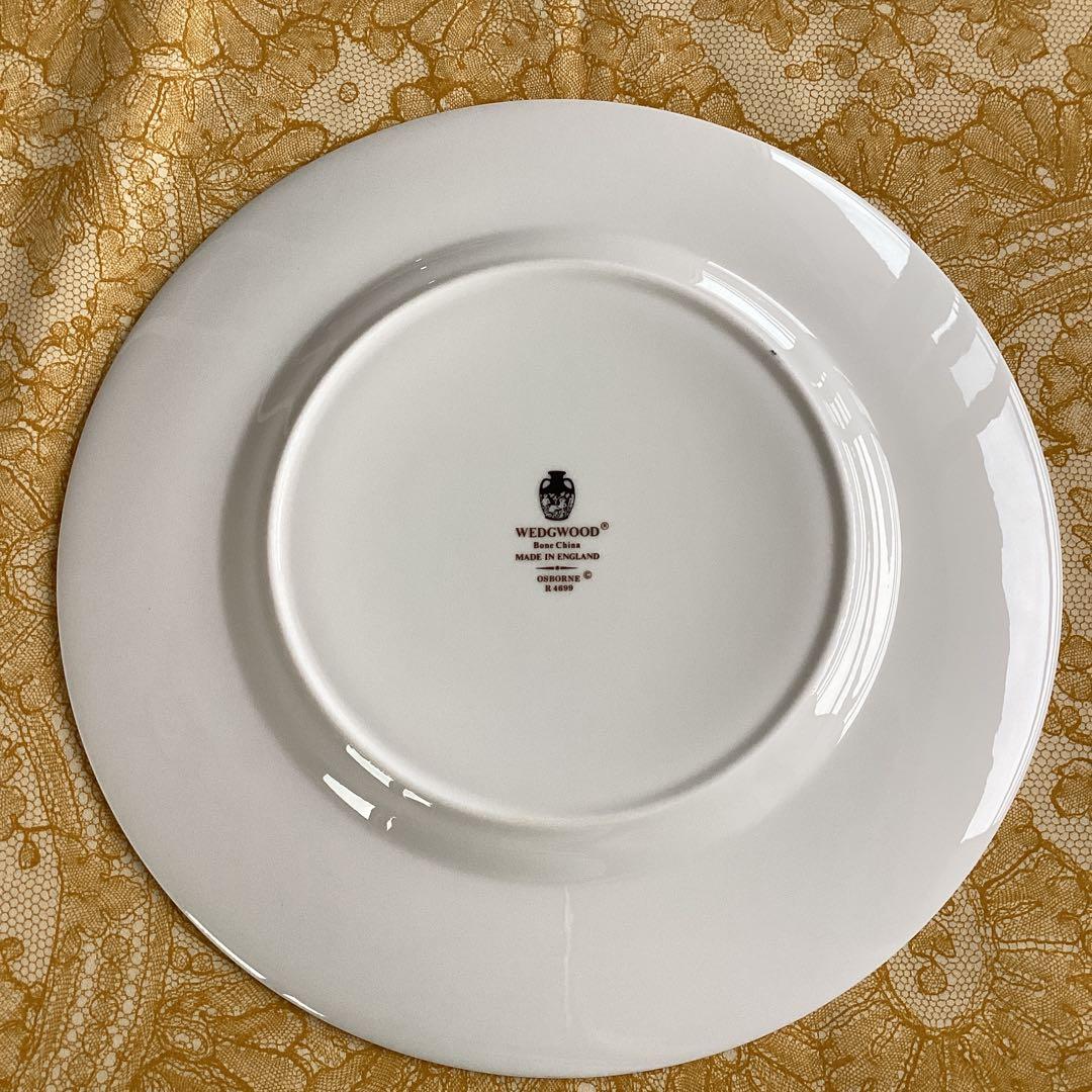 《 OSBORN》英国製ウエッジウッドオズボーンディナー皿4枚