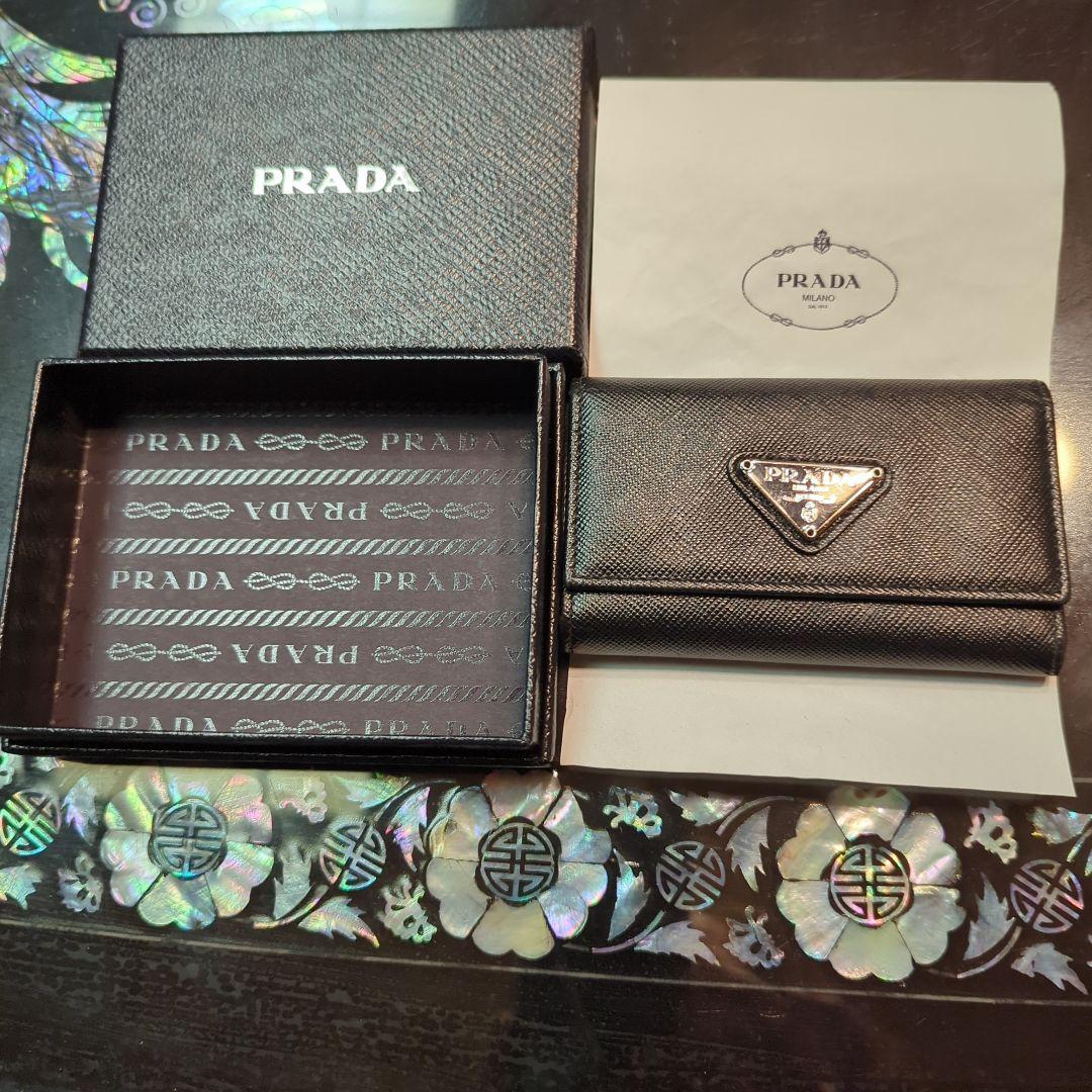 ❤️プラダキーケース❤️ PRADA】プラダ サフィアーノレザー キーケース (PRADA/キーケース