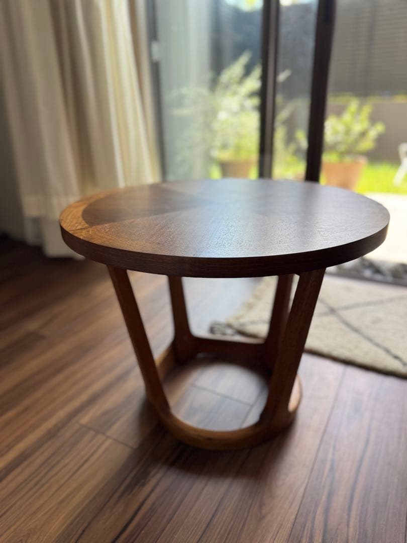 Lane社 アメリカンヴィンテージ コーヒーテーブル 丸1967年製 リペア済み アメリカヴィンテージ レーン ラウンドコーヒーテーブル ローテーブル