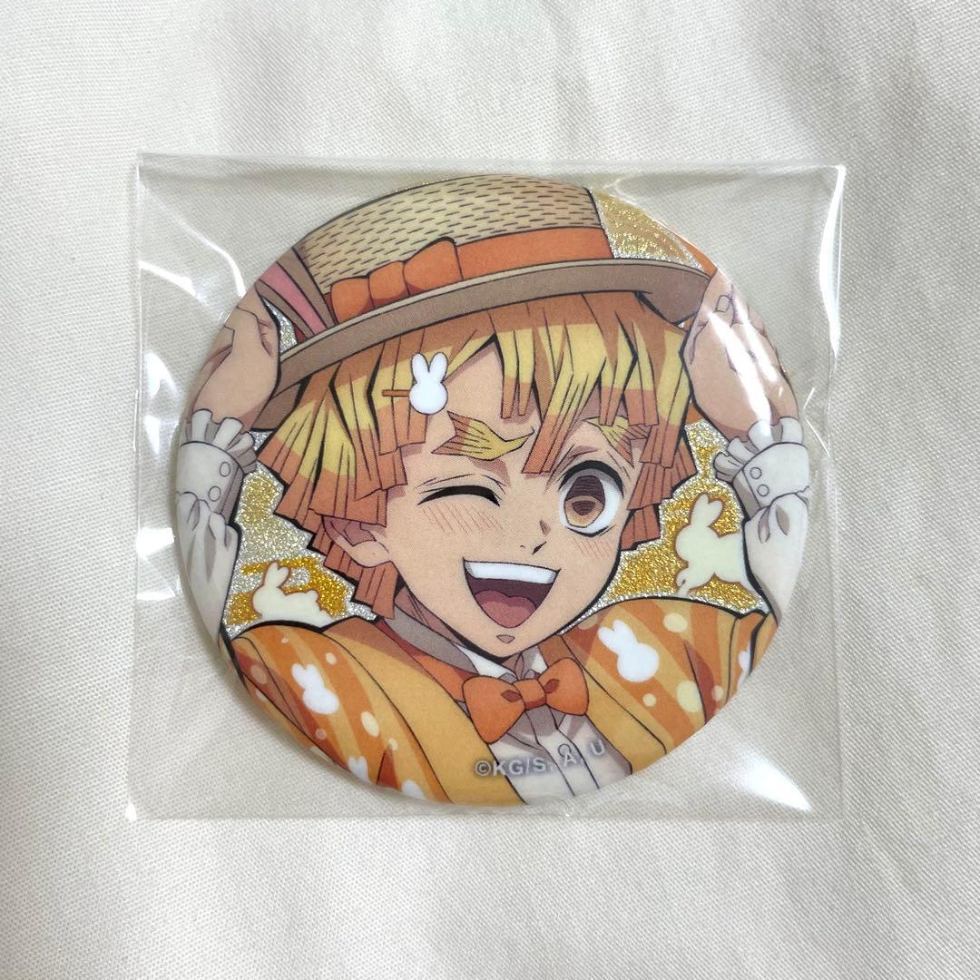 鬼滅の刃 缶バッジ 我妻善逸】鬼滅の刃 京ノ御