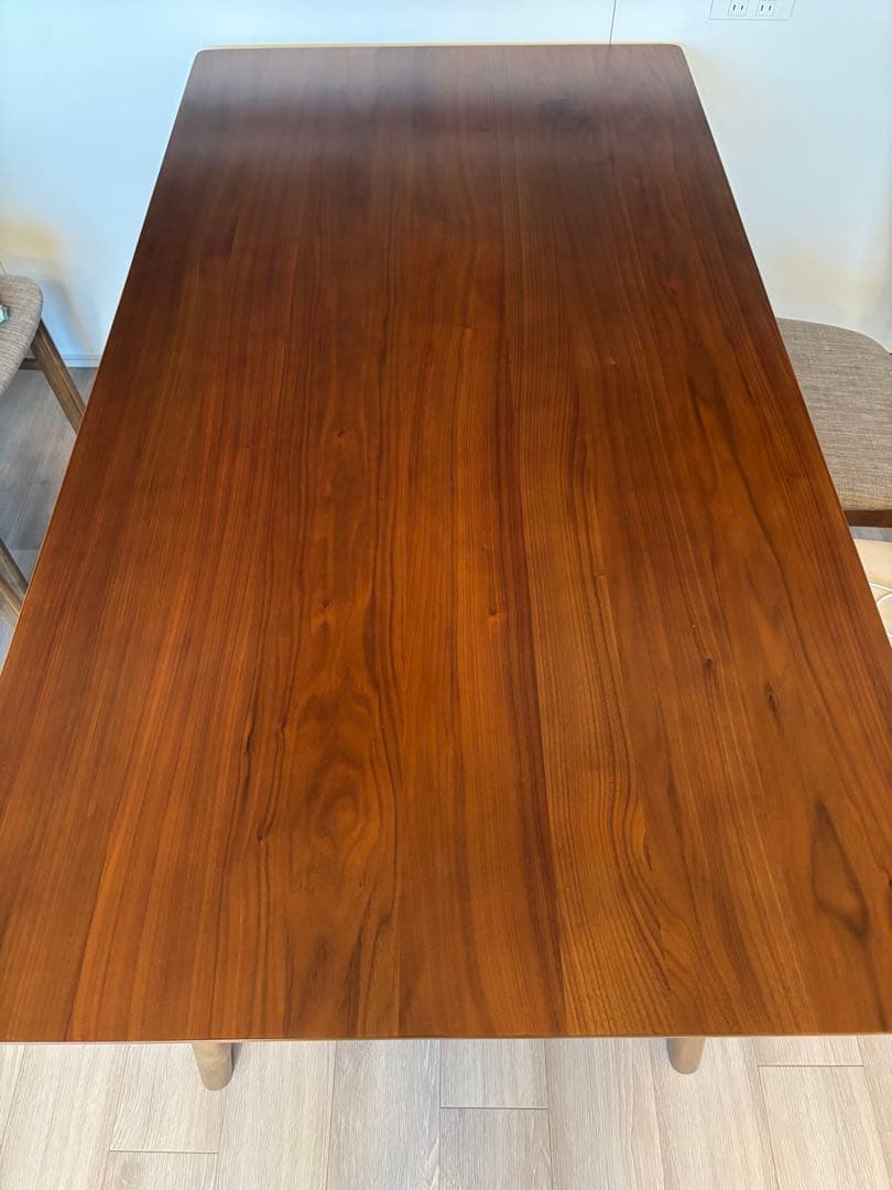 ニトリ　ダイニングテーブル(テーブルのみ) 引取限定 ニトリ（NITORI） ダイニングテーブル3点セット(DTセーラル90 GY/DGY